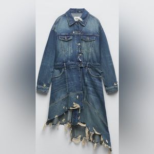 Zara Denim Jacket dress